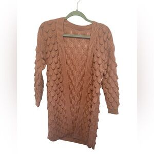 Novalux Unique Dusty Rose Knit Women Sweater